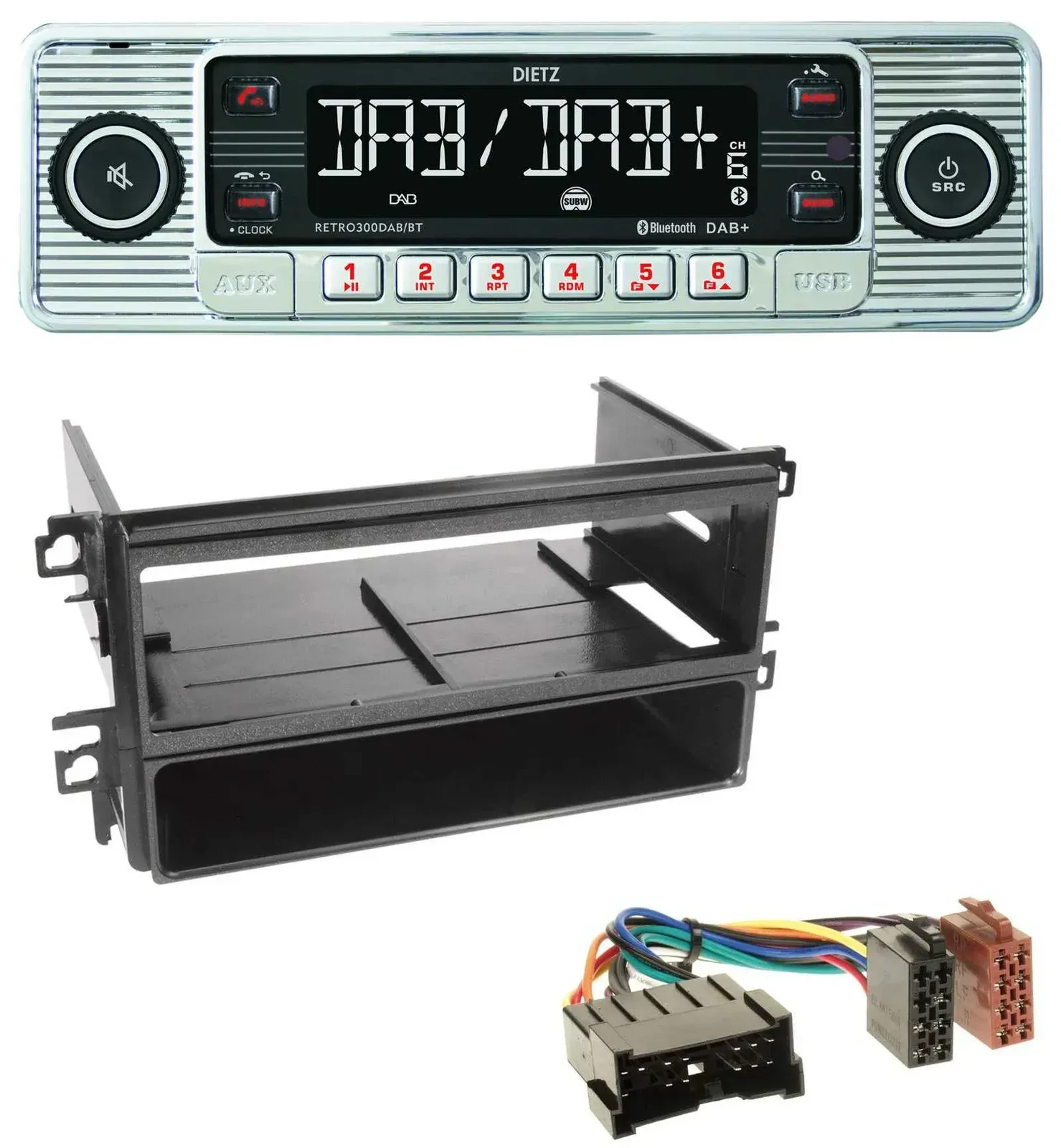 Dietz Bluetooth MP3 DAB USB Autoradio für Hyundai Santa Fe Sonata bis 05