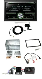 Pioneer CD USB Lenkrad Bluetooth 2DIN DAB Autoradio für Alfa Romeo 159 Brera Spi