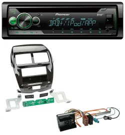 Автомагнитола Pioneer CD USB AUX DAB MP3 для Citroen C4 Aircross, Mitsubishi ASX, Peugeot