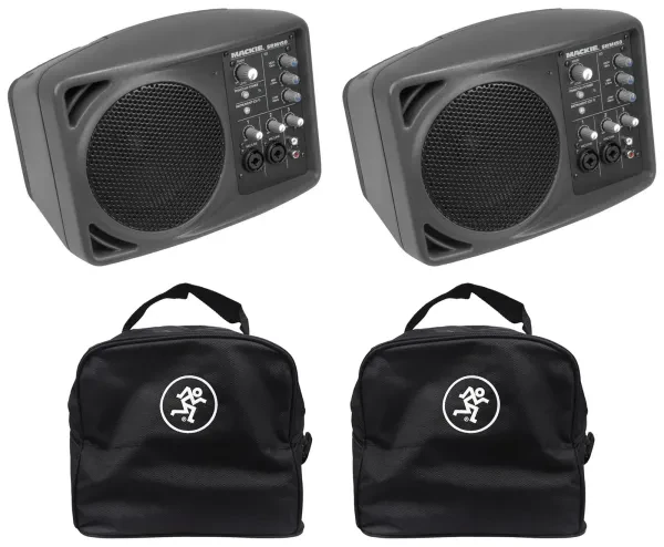 Сценический акустический монитор Mackie SRM150 Black с чехлом (пара)