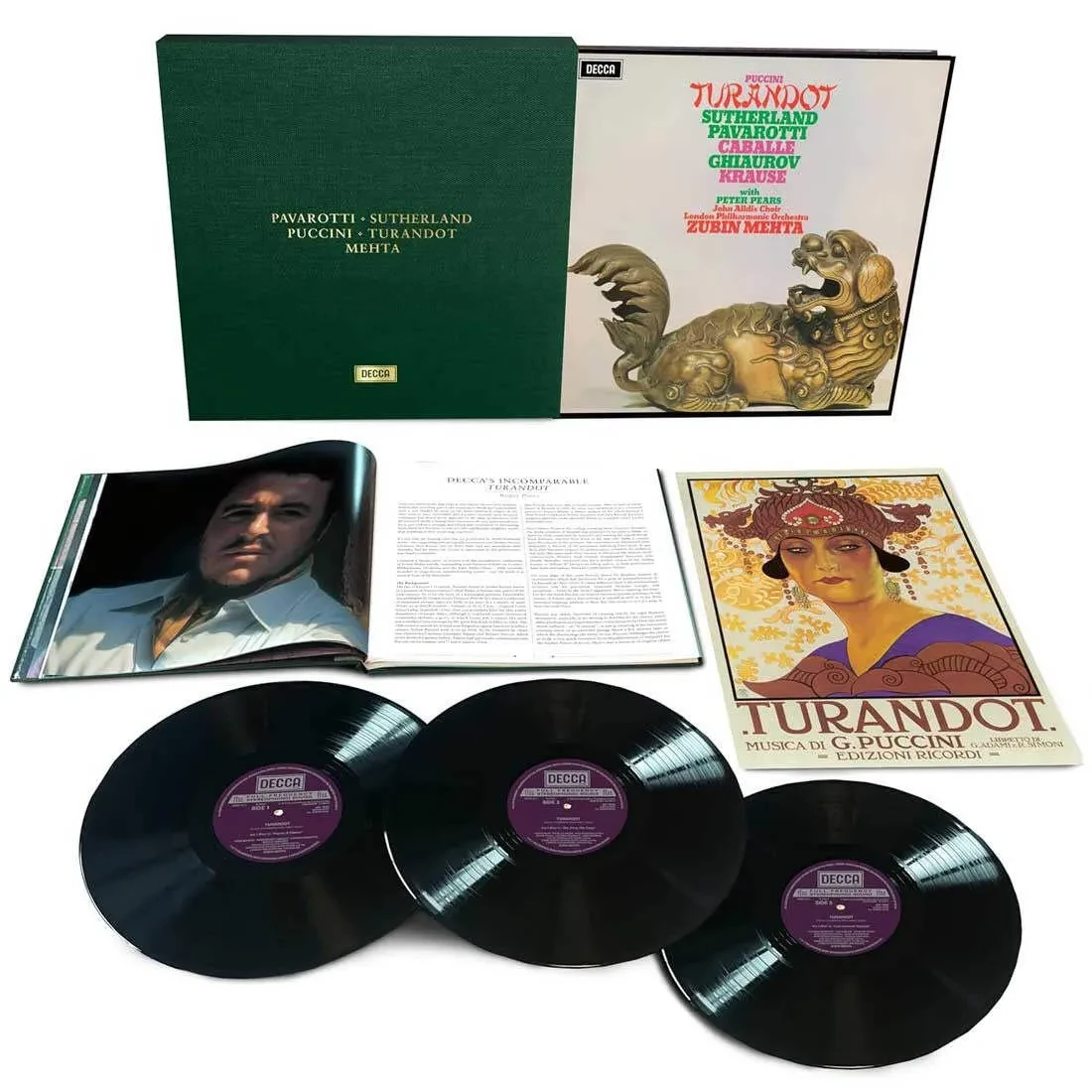 Виниловая пластинка Sutherland/Pavarotti/Caballe/Ghiaurov/Krause – Puccini: Turandot Релиз 2026