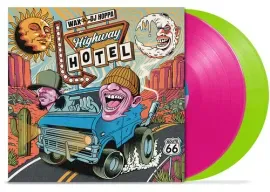 Виниловая пластинка Wax & DJ Hoppa - Highway Hotel [New Vinyl LP] Colored Vinyl, Green, Pink