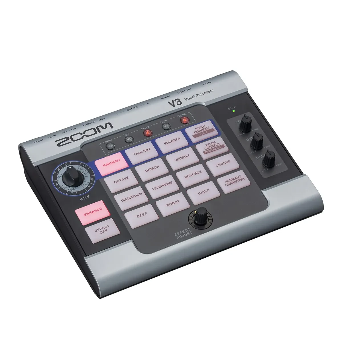 Zoom V3 Vocal Processor, Bundle with 4x Powerex PRO AA 2700mAh Ni-MH Battery, GX