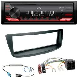JVC Bluetooth USB DAB MP3 Autoradio für Citroen C1 Peugeot 107 Fakra Phantomeins