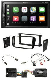 Pioneer USB Lenkrad DAB 2DIN Bluetooth Autoradio für Ford Mondeo 07-14 S-Max glä