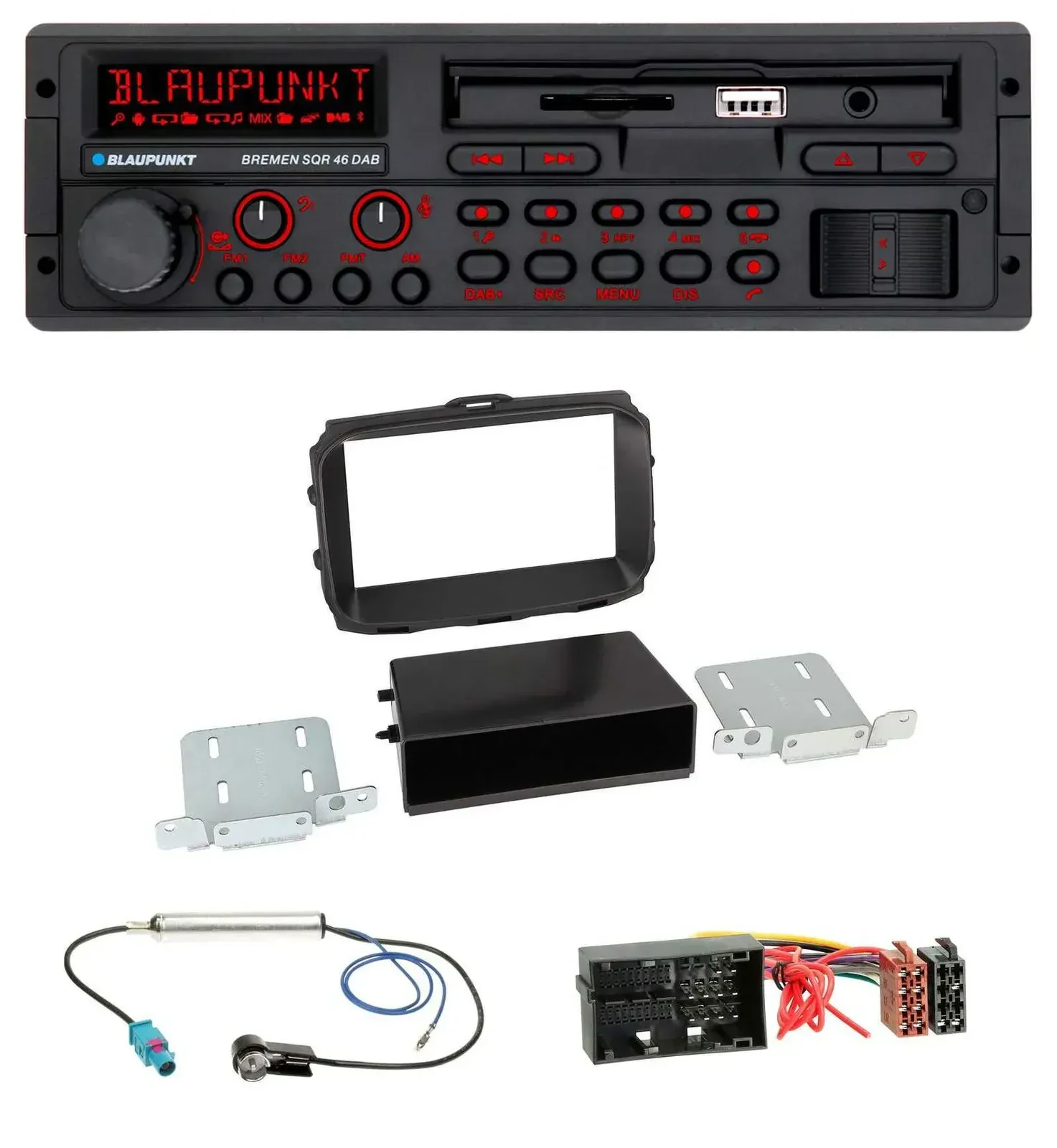 Blaupunkt SD MP3 USB Bluetooth DAB Autoradio für Alfa Romeo Giulietta 940 Faceli