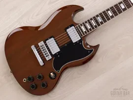 1974 Gibson SG Standard Vintage Guitar Walnut 100% Original w/ Tarbacks