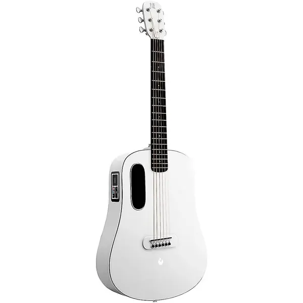 Электроакустическая гитара LAVA MUSIC Blue Lava Touch Acoustic-Electric Guitar With Lite Bag Sail White