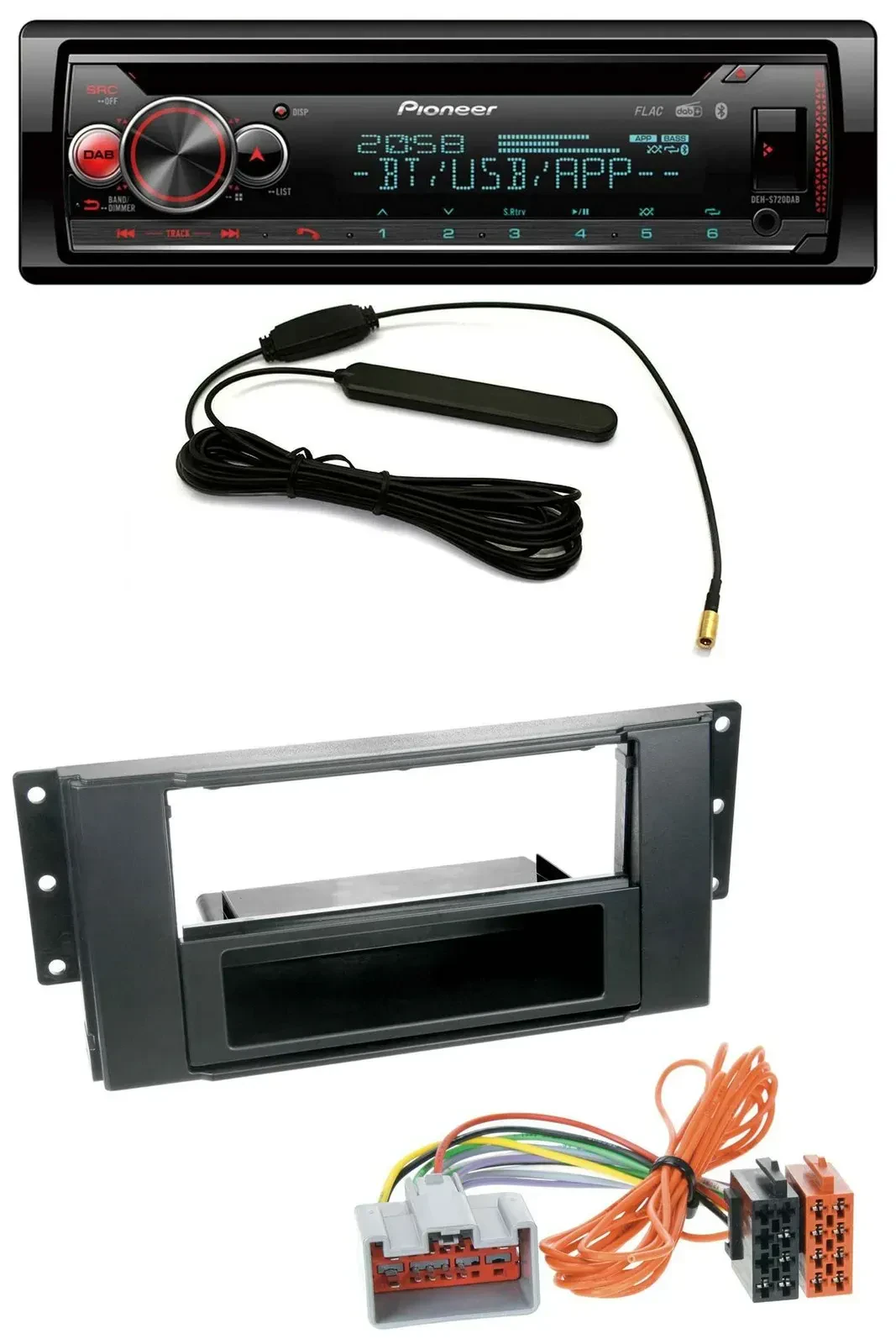 Автомагнитола для Land Rover Freelander 2011–2012 Pioneer CD, USB, DAB, Bluetooth, MP3