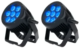 Прибор смены цвета American DJ 7P HEX IP65 RGBAW+UV LED DMX (пара)