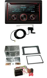 Pioneer 2DIN MP3 DAB USB CD Bluetooth Autoradio für Porsche Cayenne 2007-2010