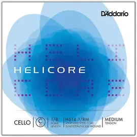 Струна для виолончели D'Addario Helicore Series Cello C String 1/8 Size Medium