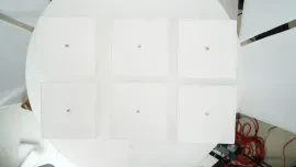 (6) JBL MTC-424SG White Square Grilles for Control 424C/T In-Ceiling Speakers