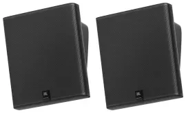 Pair JBL SLP12/T-BK Sleek Low-Profile On Wall Mount 3" 70v Commercial Speakers