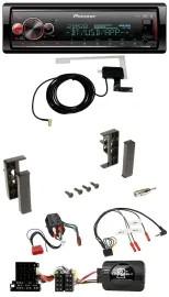 Автомагнитола для Audi A3/A4/A6 (1999–2000) Pioneer Bluetooth, DAB, USB, поддержка кнопок на руле, совместима с BOSE