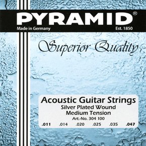 Струны для акустической гитары Pyramid 304100 Silver Wound 11-47