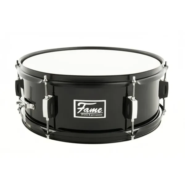 First Step Snare Drum 14"x5.5" Piano Black Mischholz Alu Stahlspannreifen