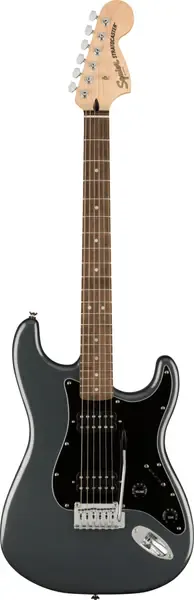 Электрогитара Fender Squier Affinity Stratocaster HH Laurel FB Charcoal Frost Metallic