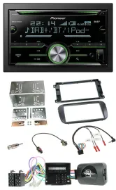 Pioneer Bluetooth Lenkrad DAB 2DIN USB CD Autoradio für Ford C-Max Galaxy Focus