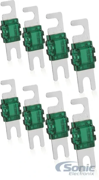 8-Pack 125A Nickel-Plated MANL Fuse (Belva BMANL125) | Car Audio Fuse