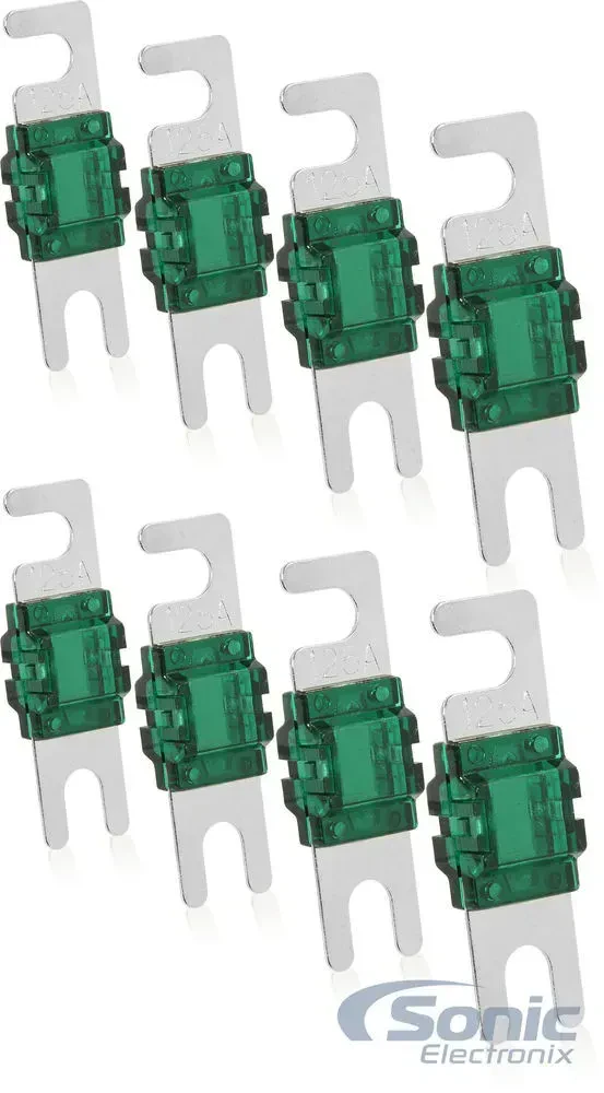 8-Pack 125A Nickel-Plated MANL Fuse (Belva BMANL125) | Car Audio Fuse