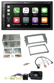 Автомагнитола для Toyota Auris 2007–2011 Pioneer 2DIN DAB, Bluetooth, USB, антрацит