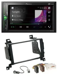 Pioneer 2DIN MP3 DAB USB Bluetooth Autoradio für Hyundai Santa Fe 2007-2012
