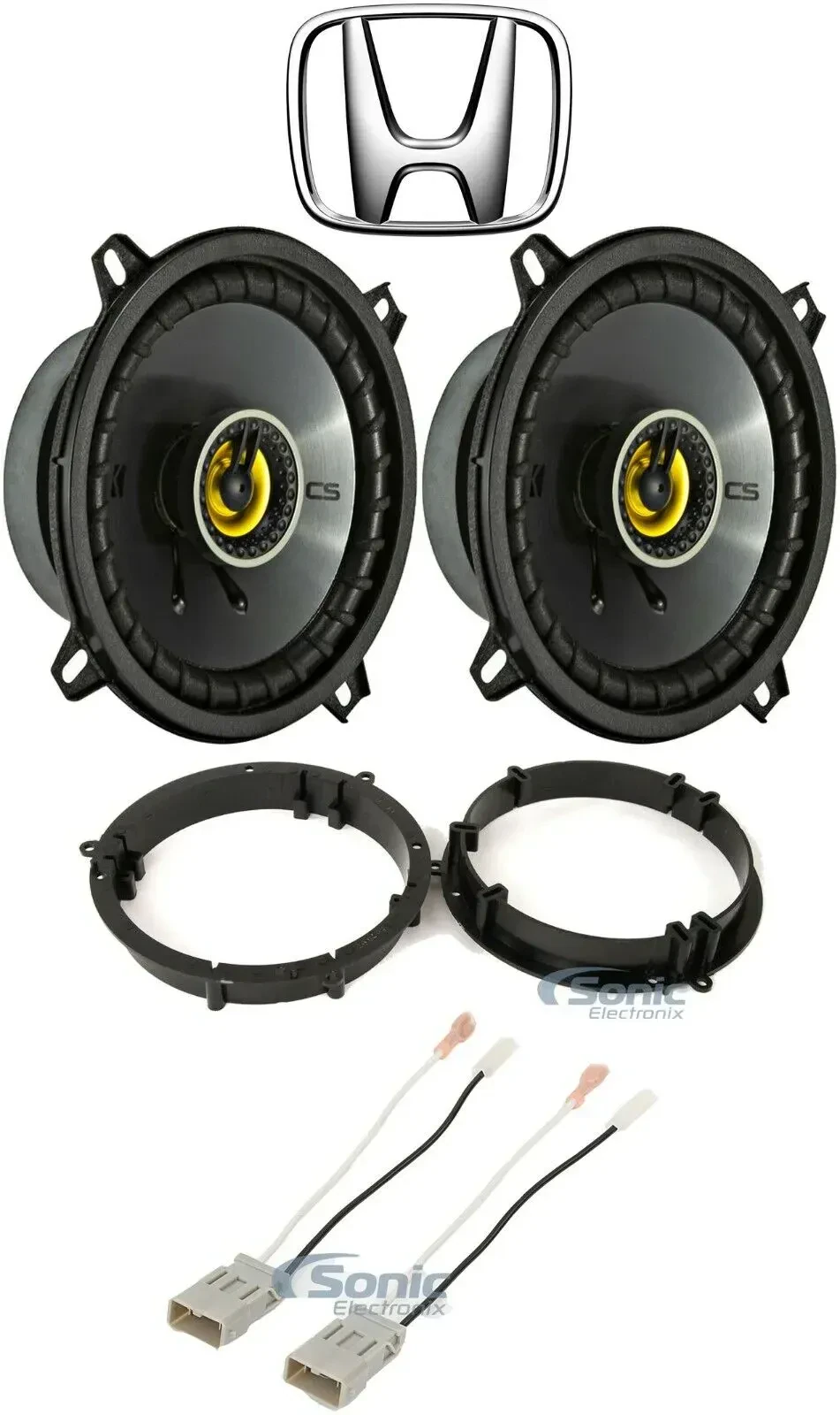 Автомобильные динамики для Honda Accord 2003–2007 Kicker 43CSC654 6.5" передние (набор)