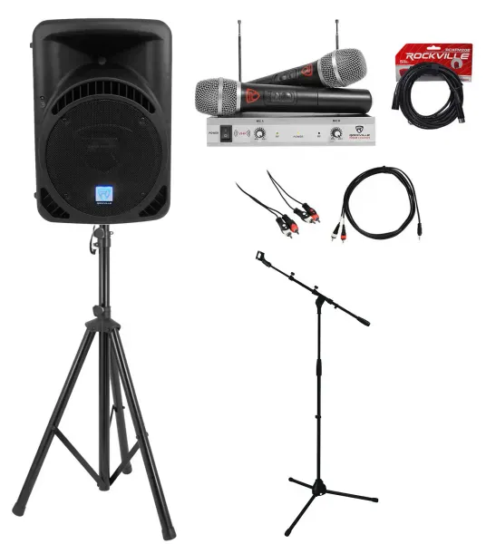 Rockville Pro 12" ipad/iphone/Android/Laptop/TV Youtube Karaoke Machine/System