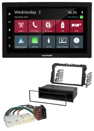 Blaupunkt 2DIN MP3 USB Bluetooth DAB Autoradio für Opel Vivaro (2011-2015)