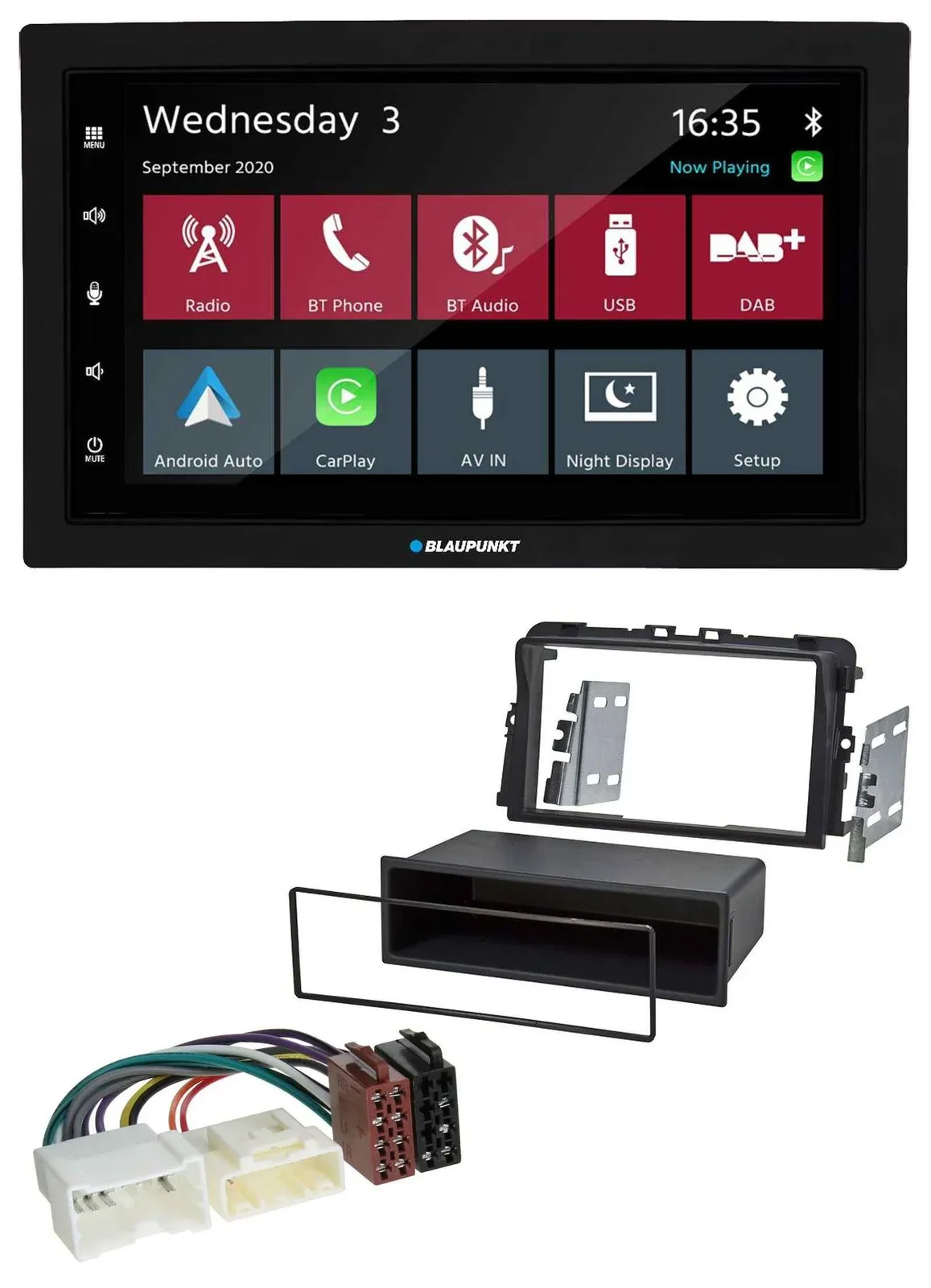 Blaupunkt 2DIN MP3 USB Bluetooth DAB Autoradio für Opel Vivaro (2011-2015)