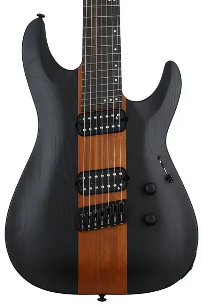 Электрогитара Schecter C-1 Multiscale Rob Scallon Satin Dark Roast