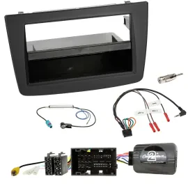 Radioset Lenkradadapter DIN Autoradio für Alfa Mito 955 2014-2018 schwarz