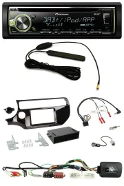 Pioneer MP3 USB CD DAB Lenkrad Autoradio für Kia Rio UB ab 03/2015 piano schwarz