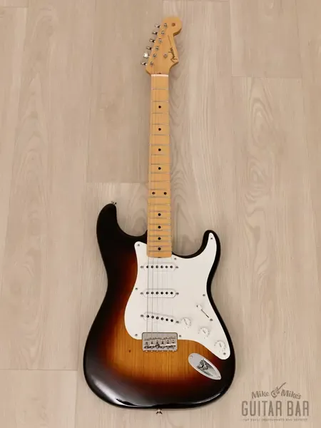 Электрогитара Fender Custom Shop 1955 Stratocaster Hardtail Sunburst USA 2021 w/Tags, Case