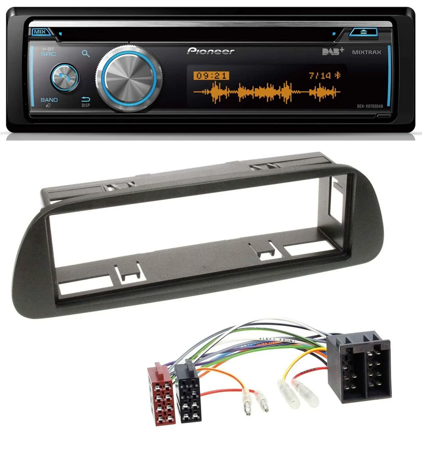 Pioneer MP3 DAB USB CD Bluetooth Autoradio für Mercedes Sprinter W314 ab 2001