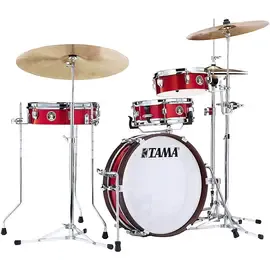 Ударная установка акустическая TAMA Club-JAM 4-Piece Pancake Kit W/18" Bass Drum Burnt Red Mist Chrome Hardware
