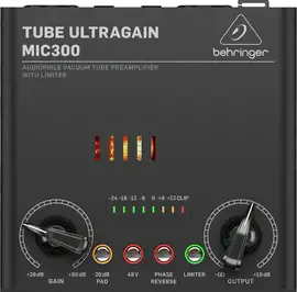 Ламповый микрофонный предусилитель Behringer MIC300