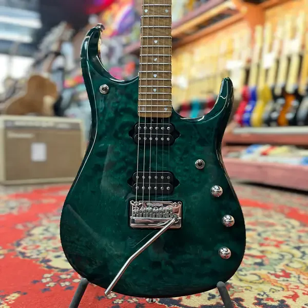 Электрогитара Music Man JP15 HH Teal Quilt 2018 USA w/case