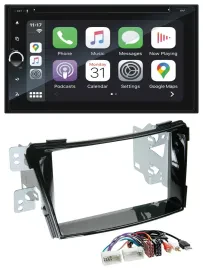 Blaupunkt 2DIN Bluetooth DAB USB DVD MP3 Autoradio für Hyundai i40 ab 11 VF Klav