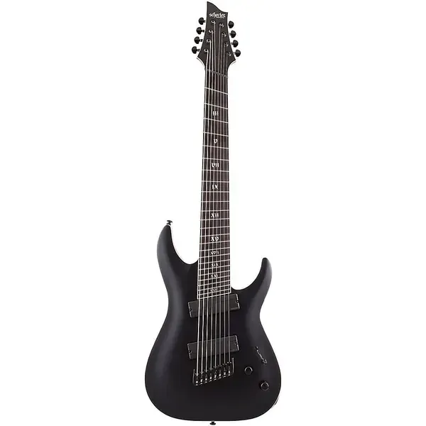 Электрогитара Schecter C-8 Multiscale SLS Elite Evil Twin Satin Black