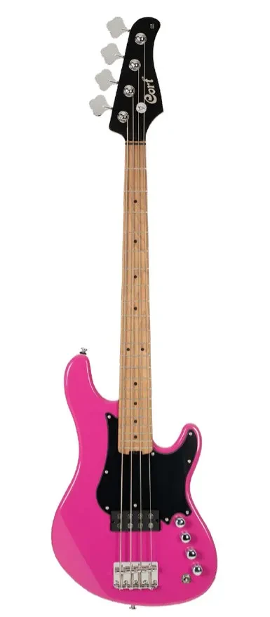 GB-Short-Scale-FDP GB Short Scale Бас-гитара уменьшенная, фиолетовая, Cort