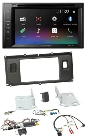 Pioneer Bluetooth Lenkrad USB 2DIN DAB DVD Autoradio für Land Rover Evoque Blind
