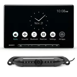 Sony XAVAX8500 10.1" Receiver + Slim Backup Camera Plate