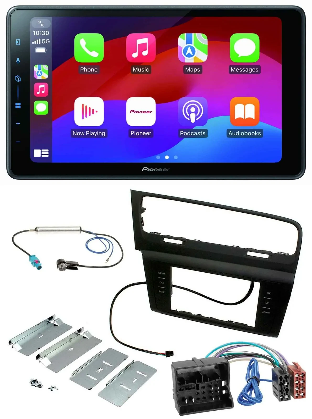 Pioneer Bluetooth 2DIN USB MP3 DAB Autoradio für VW Golf VII (ab 11/2012)