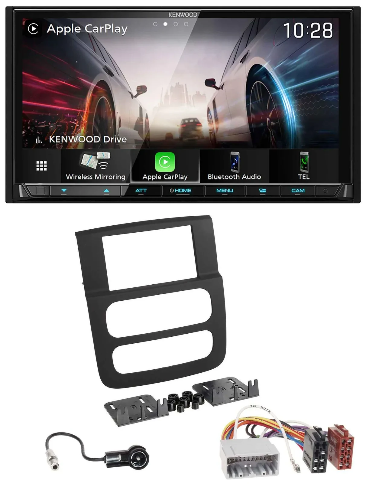 Kenwood MP3 2DIN USB DAB Bluetooth Autoradio für Dodge RAM (2002-2006)