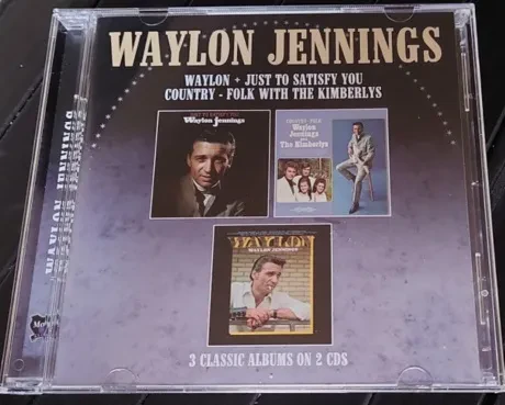 WAYLON JENNINGS - Just To Satisfy You + Country Folk With The Kimberlys + Waylon (2CD)