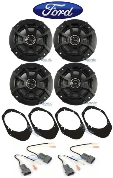 Ford Explorer 1995-1997 Kicker 5.25" Front+Rear Factory Speaker Kit