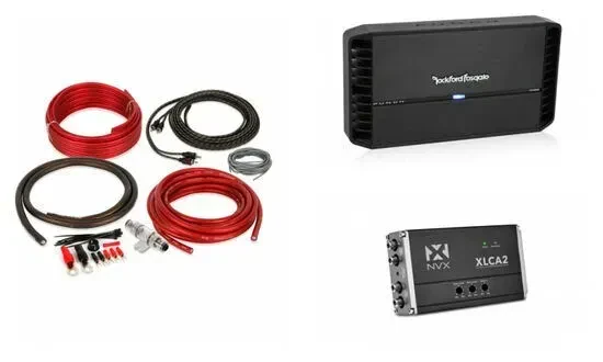 Усилитель мощности Rockford Fosgate P500X2 2-канальный (набор) с Line-Output Converter и установочным комплектом