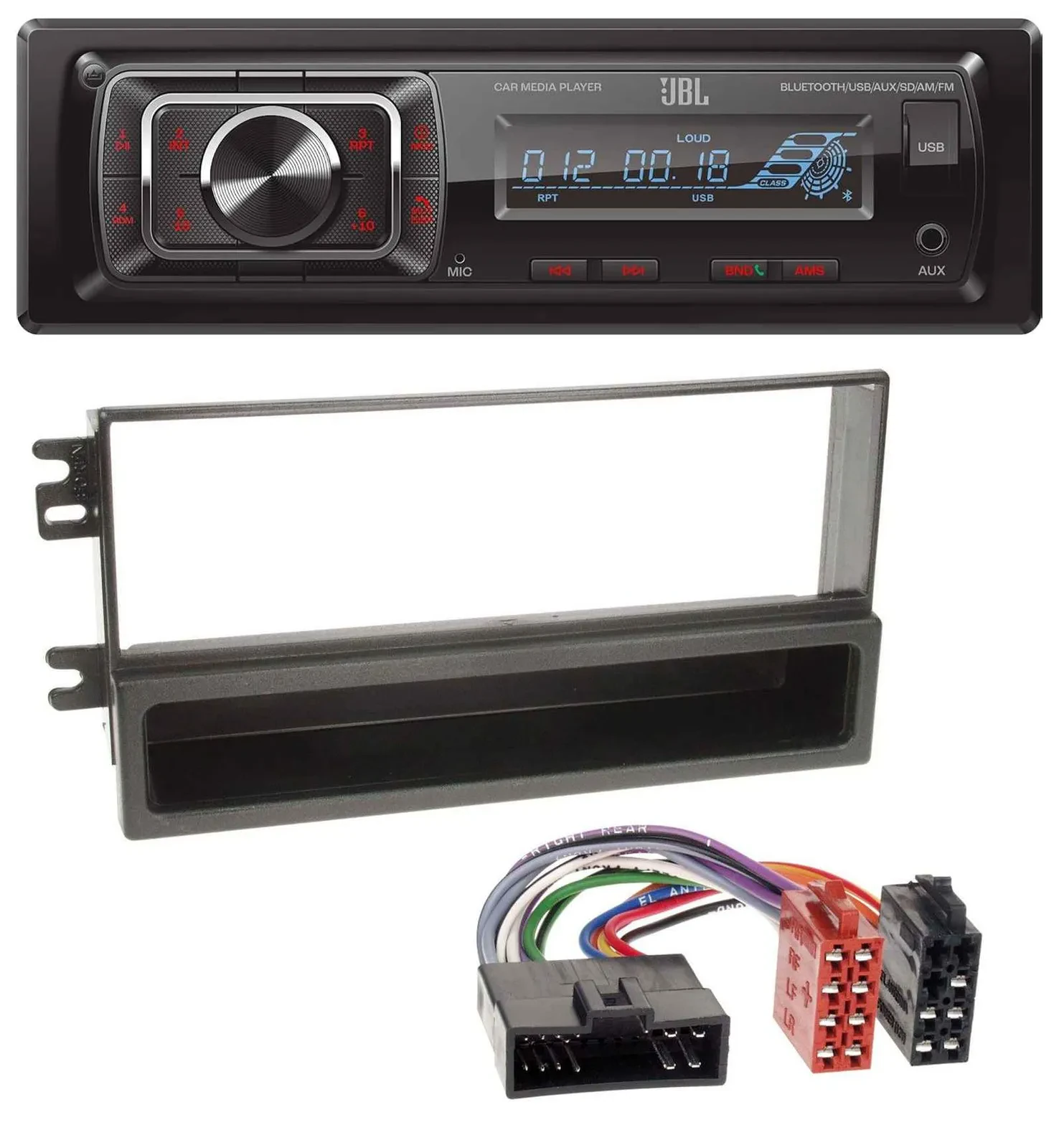 JBL SD AUX MP3 USB Bluetooth Autoradio für Kia Sportage I (2000-2005)